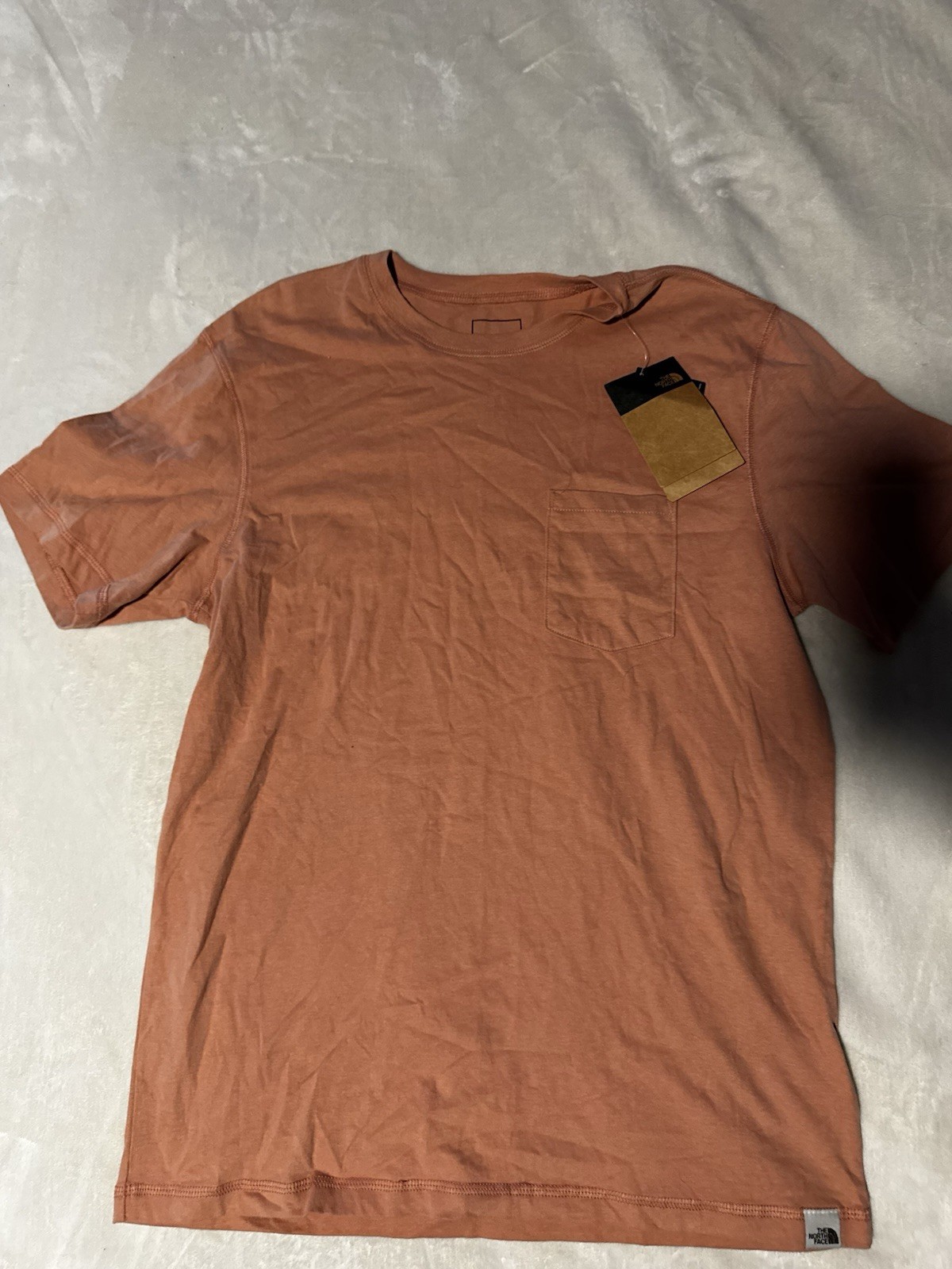 NWT Mens The North Face Rose Dawn Short Sleeve Solid Print Size Medium Shirt $30