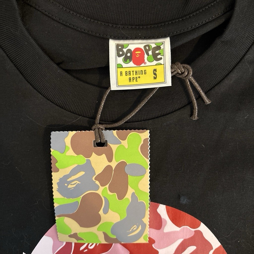 A Bathing Ape BAPE Camo Ape Head Logo Graphic Tee Men’s S