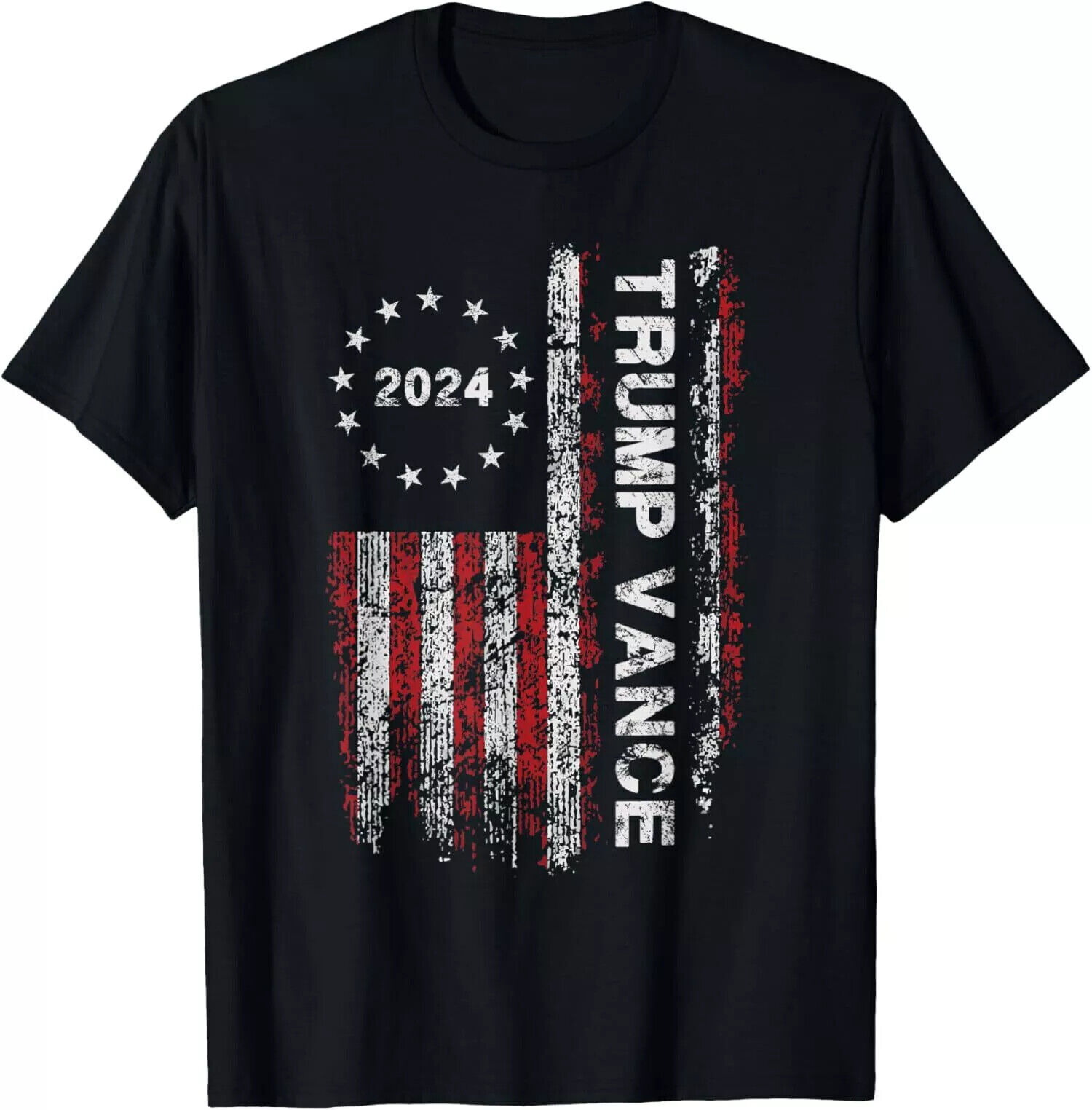 Trump Vance 2024 US Flag Vintage – Election President 2024 T-Shirt Gift