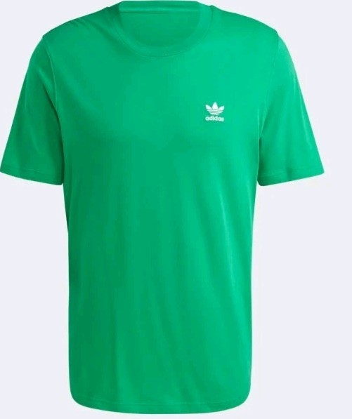 Adidas Men’s Trefoil Essential Tshirt. Energy Green. Small. 100% Cotton