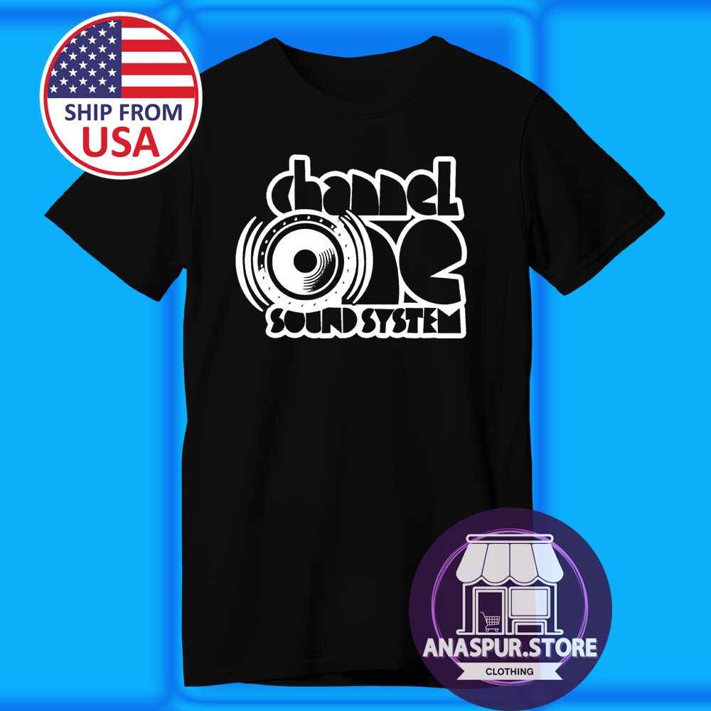 Channel One Sound System Men’s Black T-shirt Size S-5XL