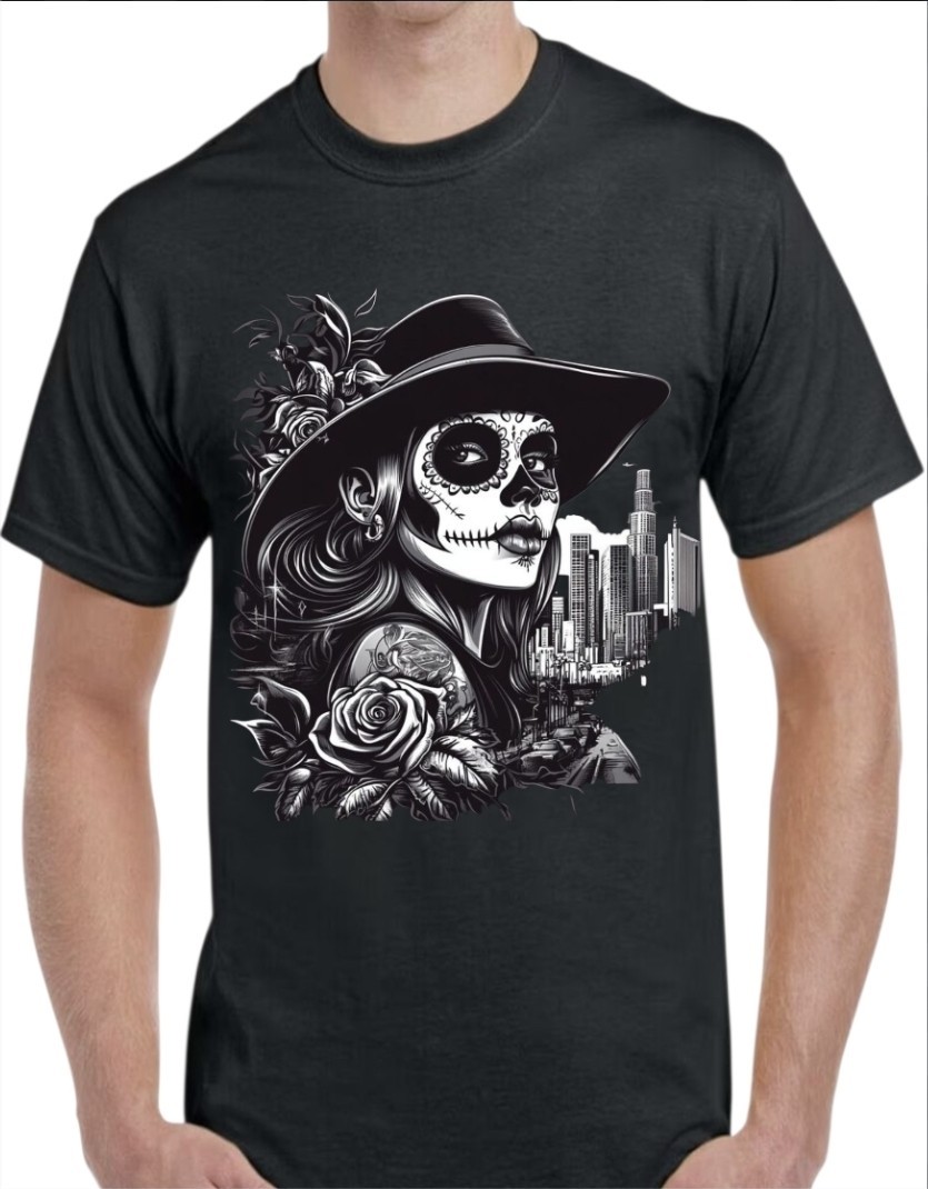 Tattoo Graphic Black Men’s T-Shirt Small To 3X-Large Style #3
