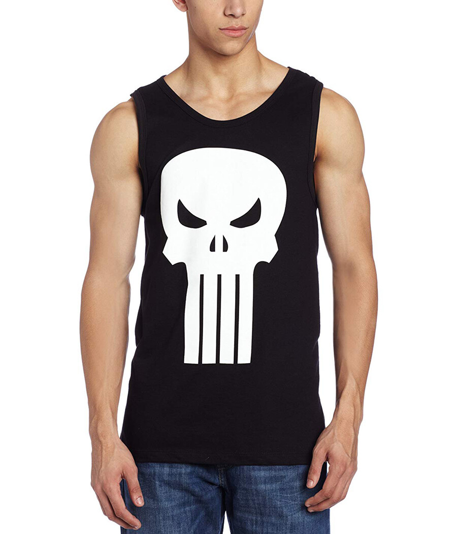 Official Punisher Classic Skull Logo Tank Top