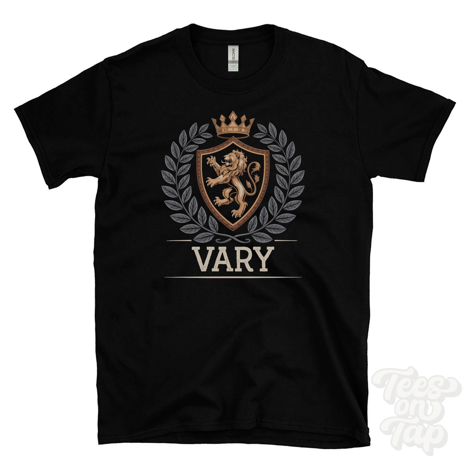 VARY FANTASY COAT OF ARMS T-SHIRT novelty parody family name crest