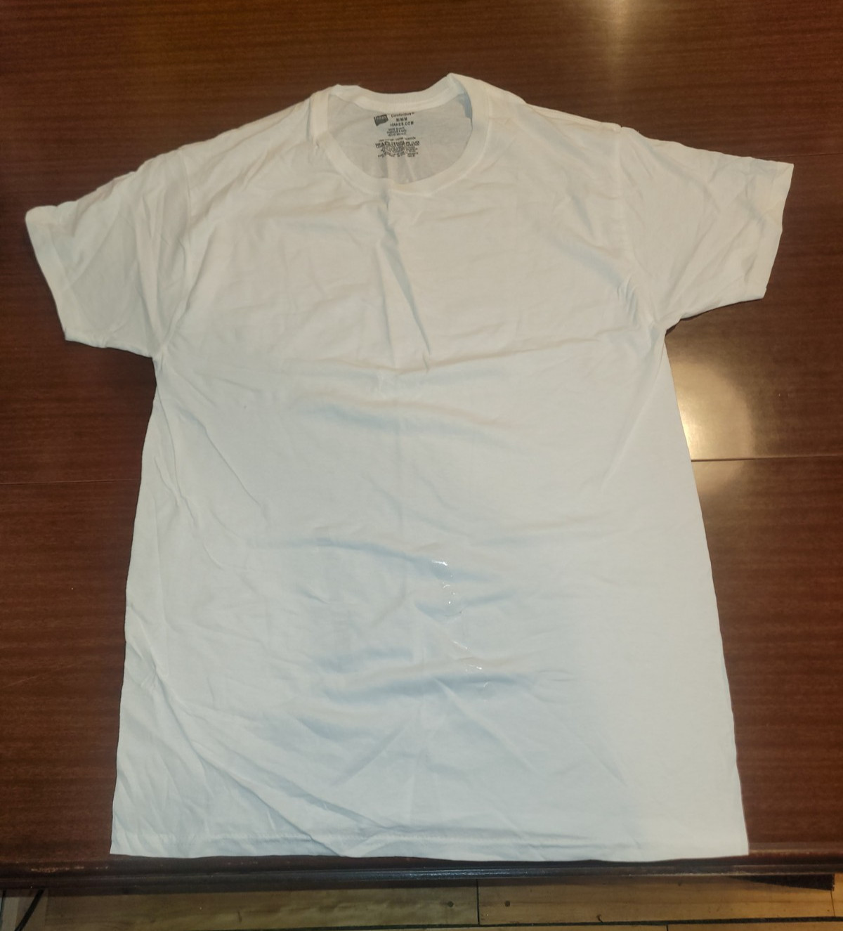 Hanes ComfortSoft Men’s White Crewneck Tee, Size Medium, 3 Pack