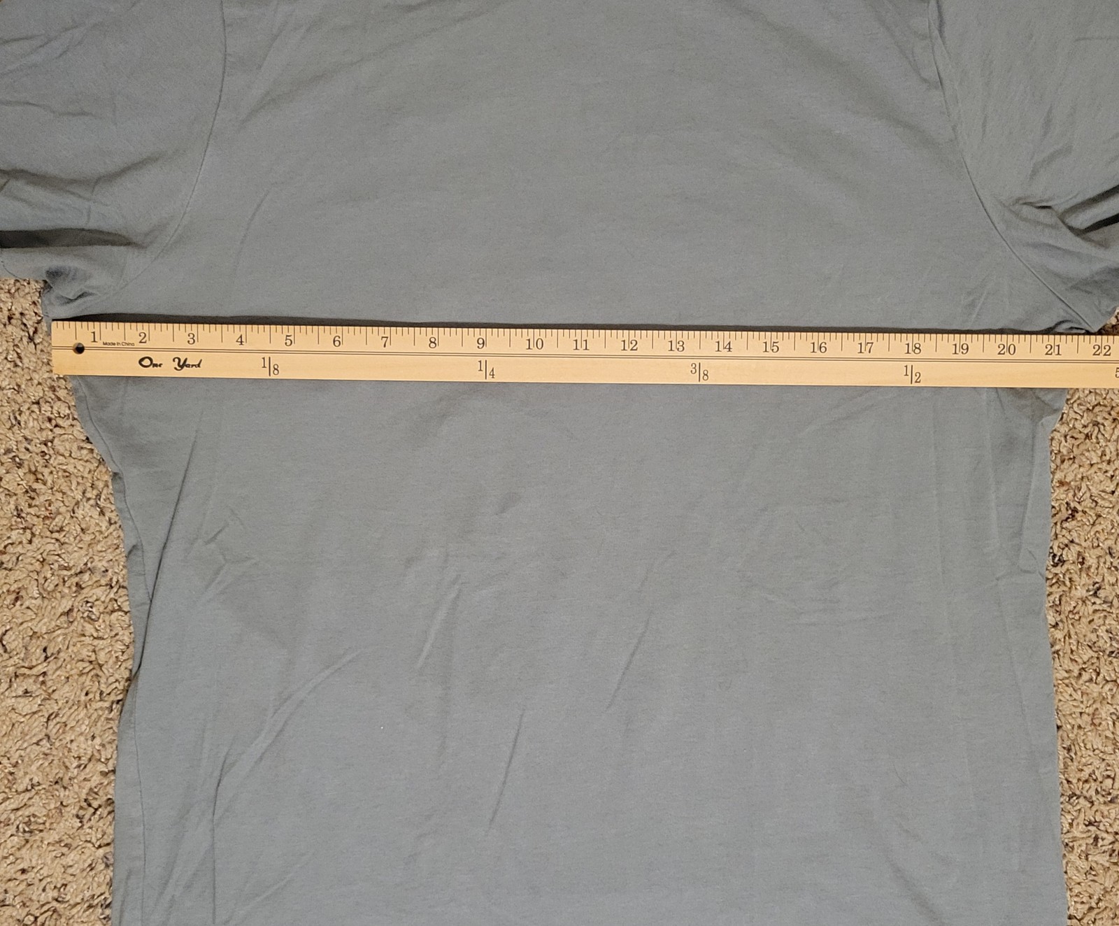 Free Fly Men’s Medium Short Sleeve T-Shirt Sage Green Bamboo Cotton Blend