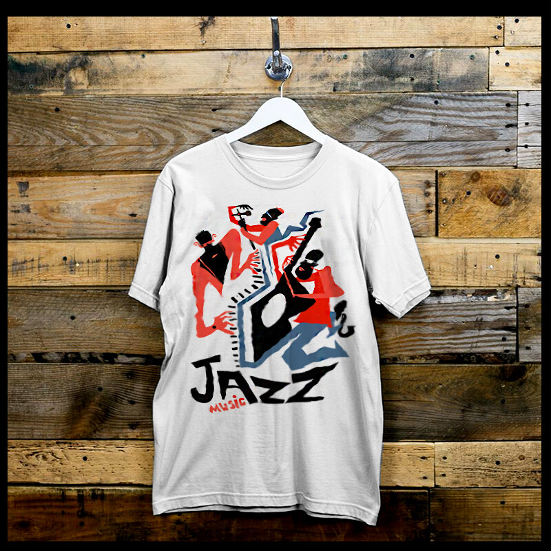 Jazz T-Shirt African Abstract Arts Africa Black History Month Afro Soul music
