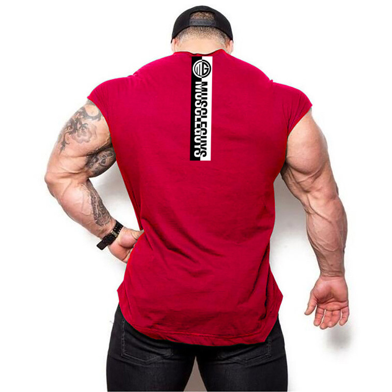 Men’s Gym Muscle Vests Wholesale Bodybuilding Stringer Tank Tops Workout Clothes
