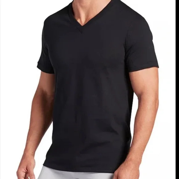 NIB $35 SAXX [ Small ] Undercover V-neck Undershirt Top in Black