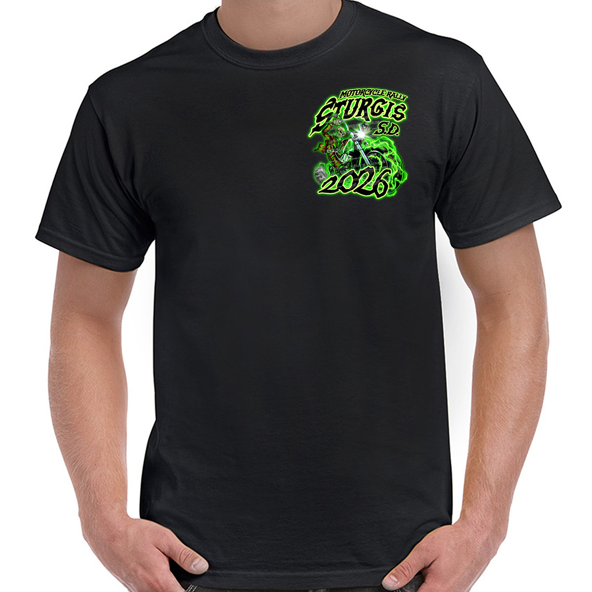T-Shirt 2026 Sturgis Motorcycle Rally Electric Cowboy Limited Edition No Harley