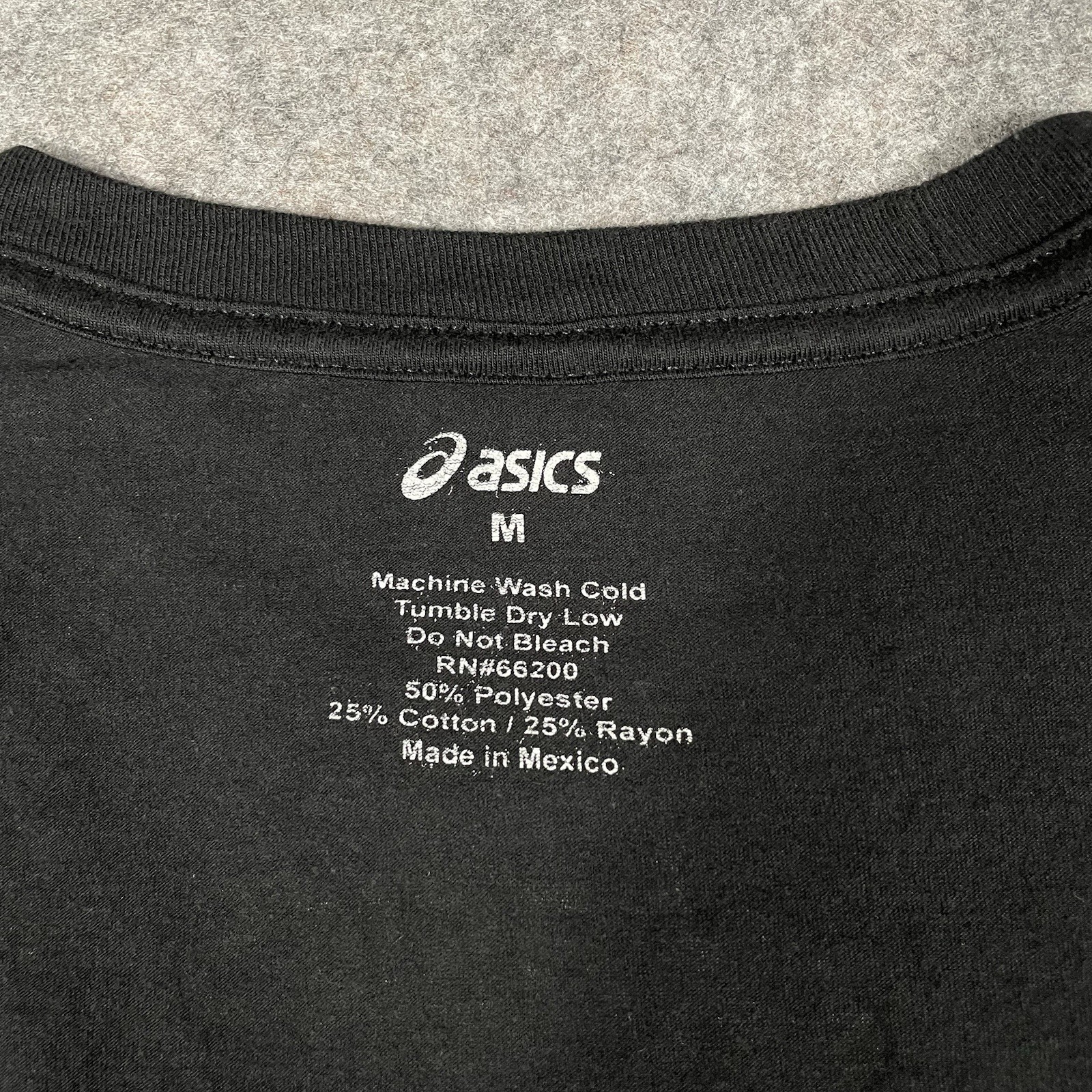 ASICS Cross Country Championships T-Shirt Men’s Medium Heather Black Running