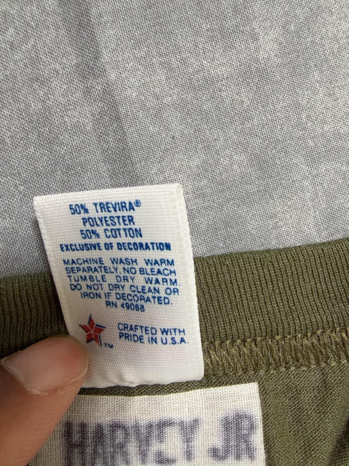 Vintage Soffe Shirts Shirt Mens S Green Basic Crew Tee Made In USA Poly Cotton
