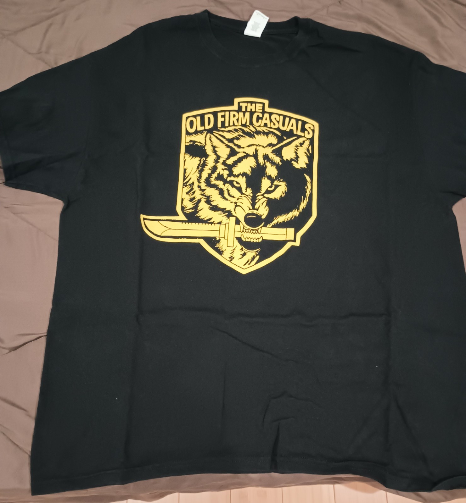 The Old Firm Casuals Wolf XL Tshirt Lars Frederiksen