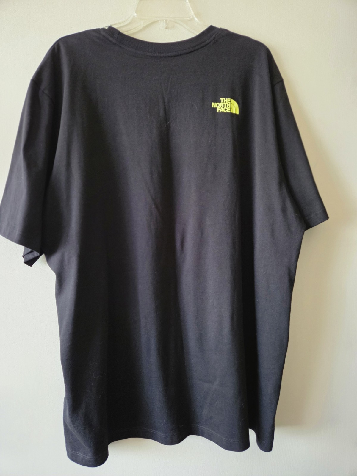 The North Face Black Cotton Graphic Logo Men’s T-Shirt Standard Fit XXL Crew