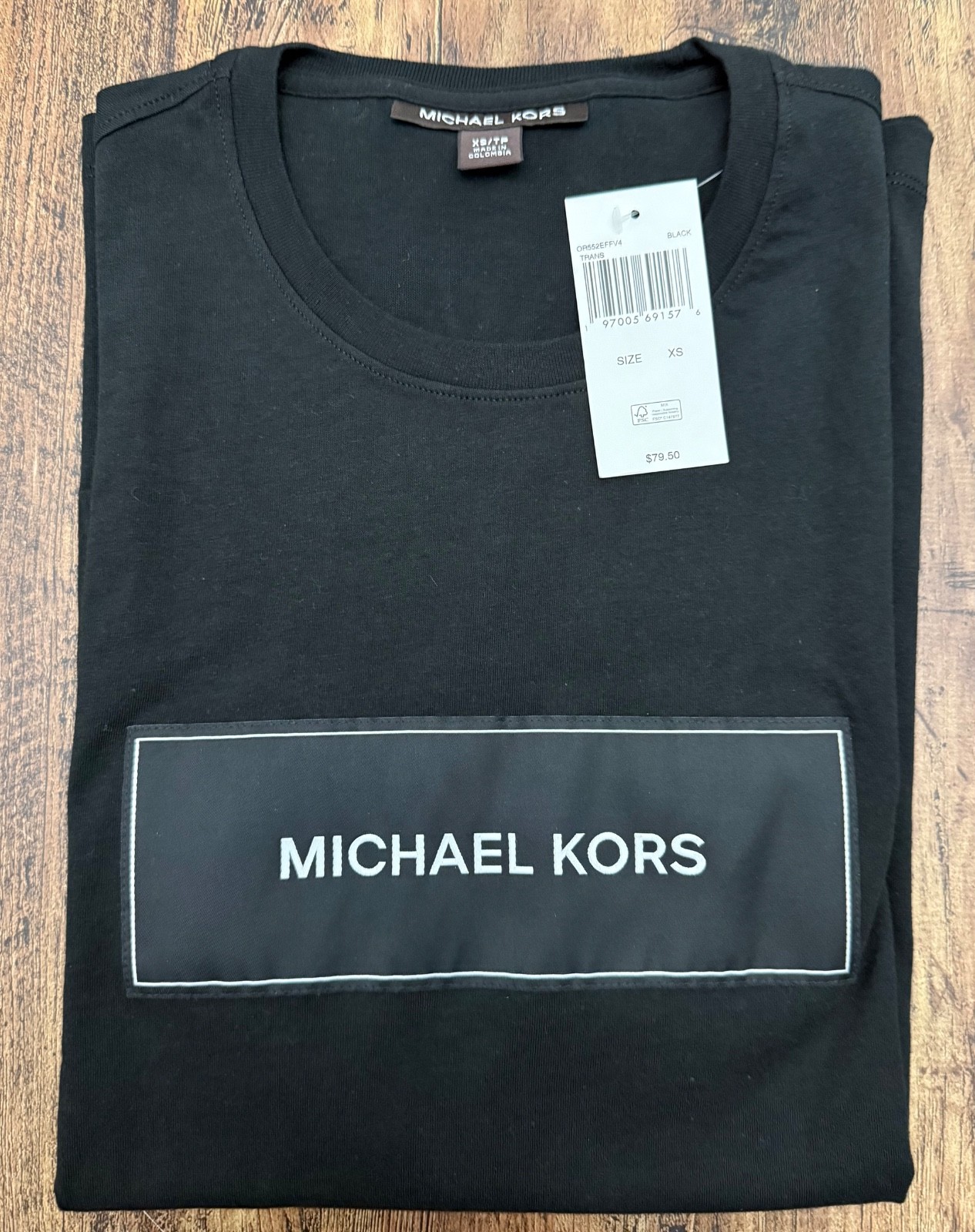 Michael Kors Men’s Logo Cotton T-Shirt Black