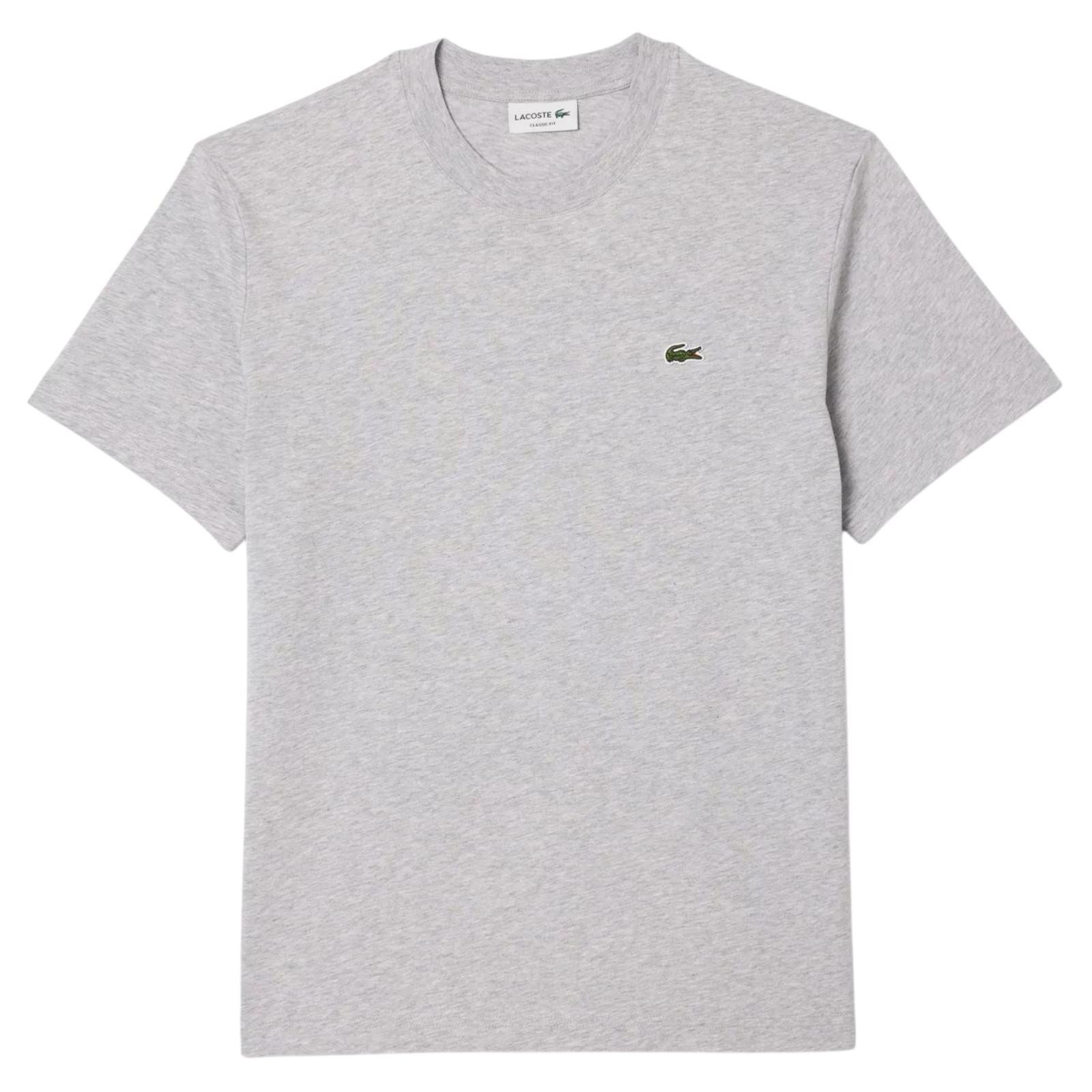 Lacoste Classic Fit Cotton T-shirt Heather Grey