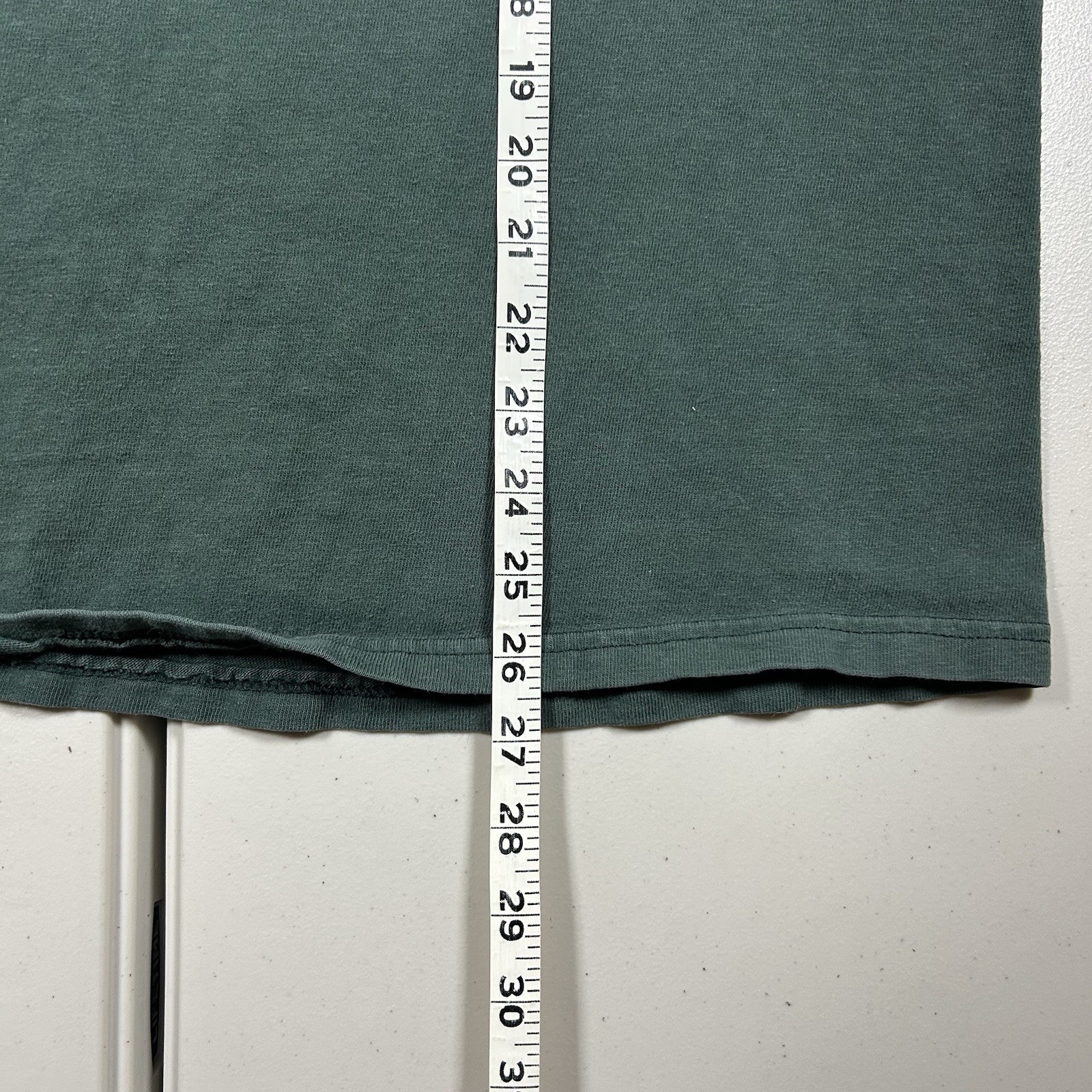 Vintage Champion Shirt Blank Green Logo Graphic Men’s Large Sun Faded Streetwear