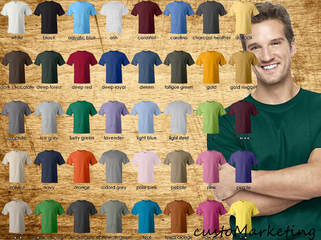 Hanes Beefy-T 6.1 oz. Cotton T-Shirt 5180 All Colors Unisex T Shirt