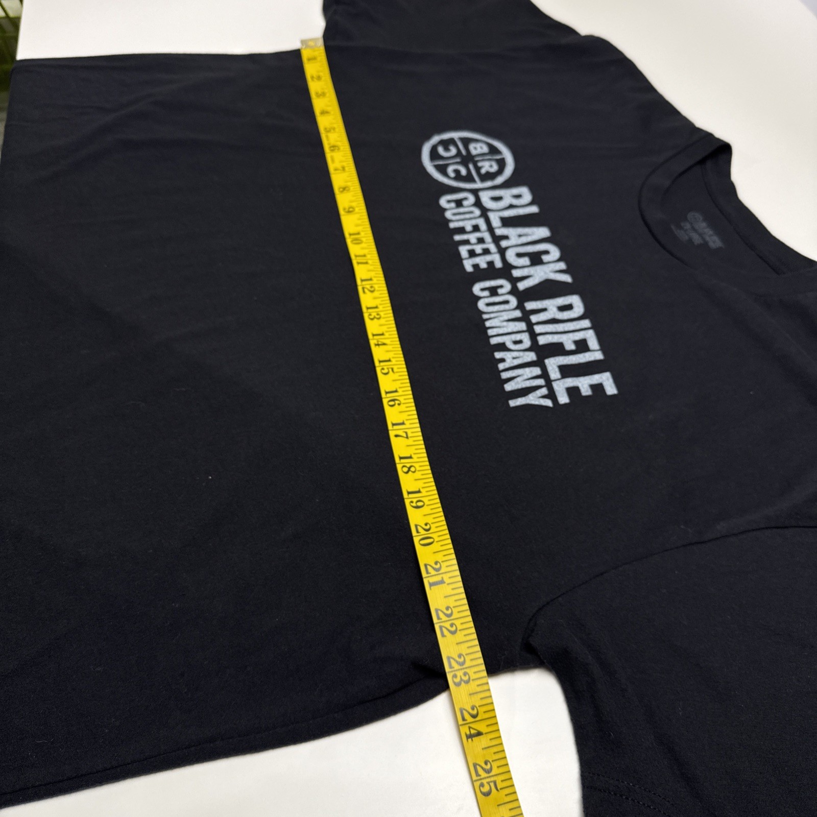 Black Rifle Coffee Company T-Shirt Men 2XL Black Spellout Graphic Tee Logo