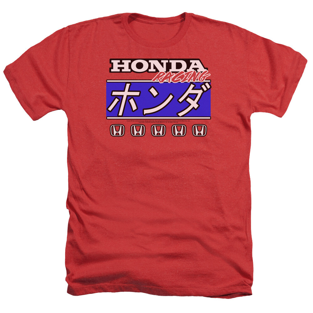 HONDA KANJI RACING Licensed Adult Men’s Heather Tee Shirt SM-3XL