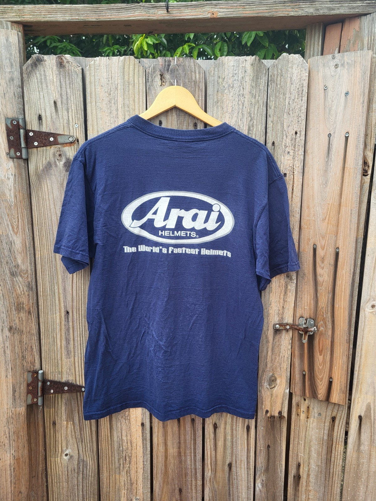Vintage 90s Arai Racing Helmets Shirt Size Large
