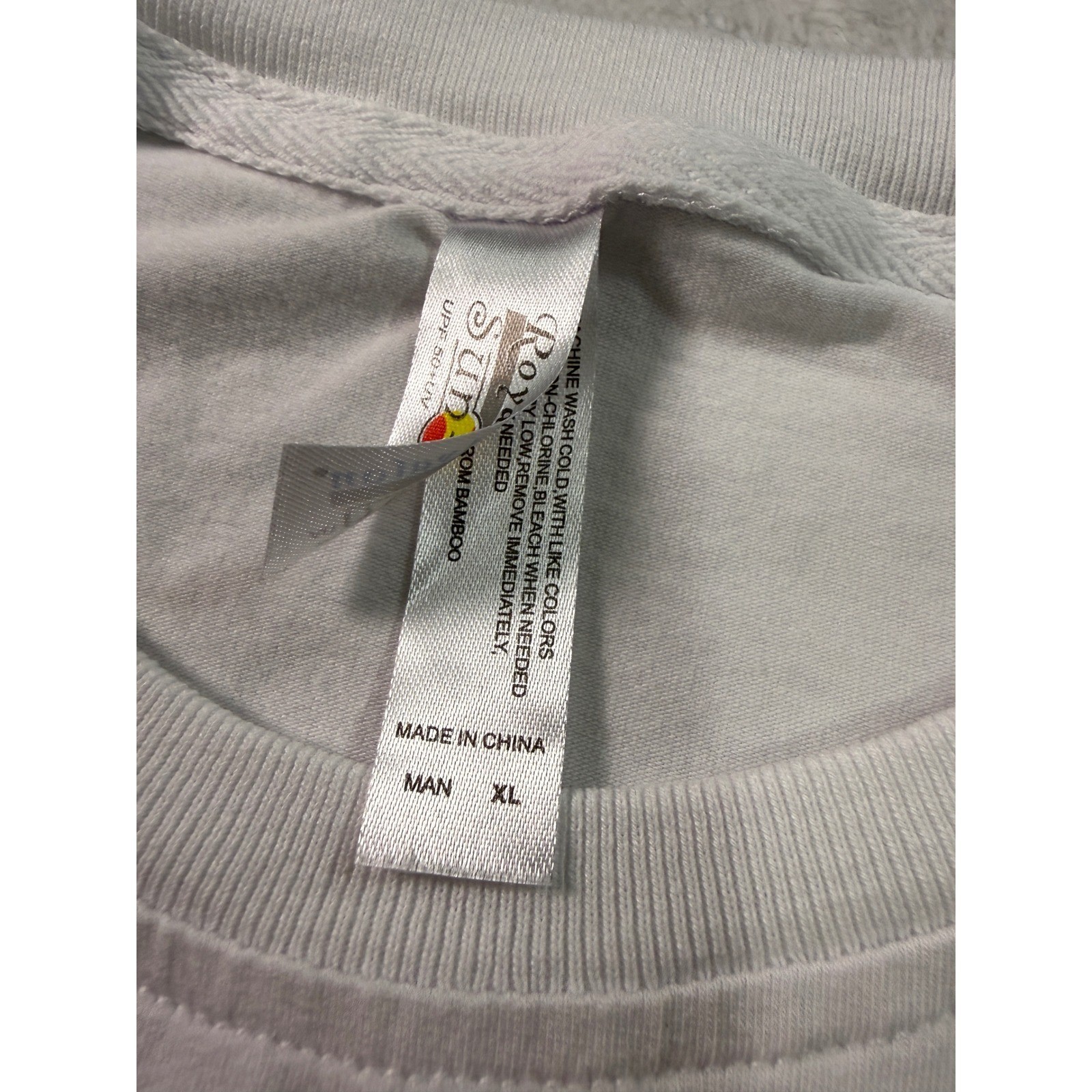 Royal Avalon Sun-Ray Bamboo Cotton Blend UPF 50+ White T-Shirt Mens XL