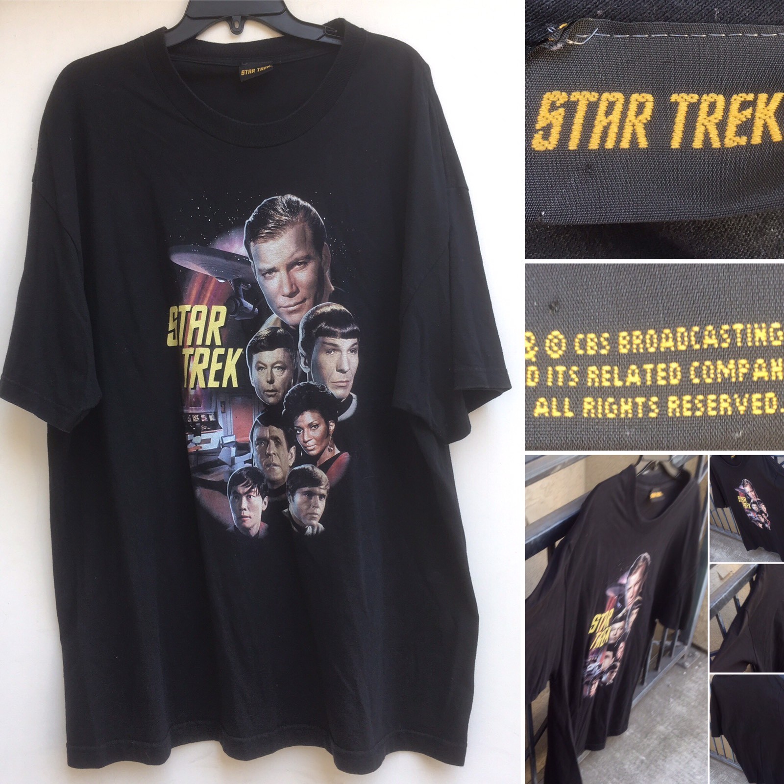 Star Trek T-Shirt STAR TREK Label TM & c CBS Broadcasting Inc Star Trek Brand