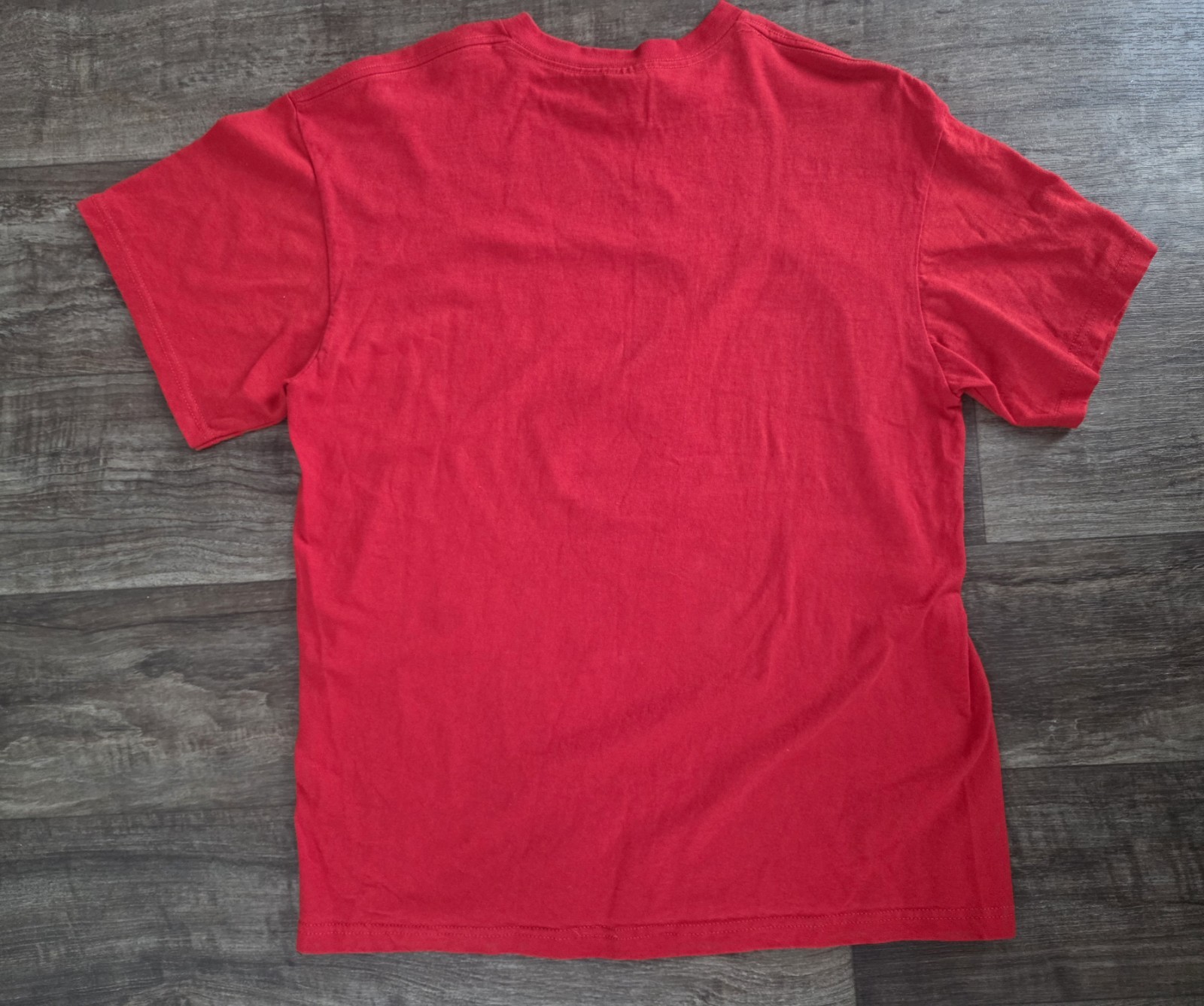 What Time Is It Adventure Time T-shirt Red Excellent Size Large