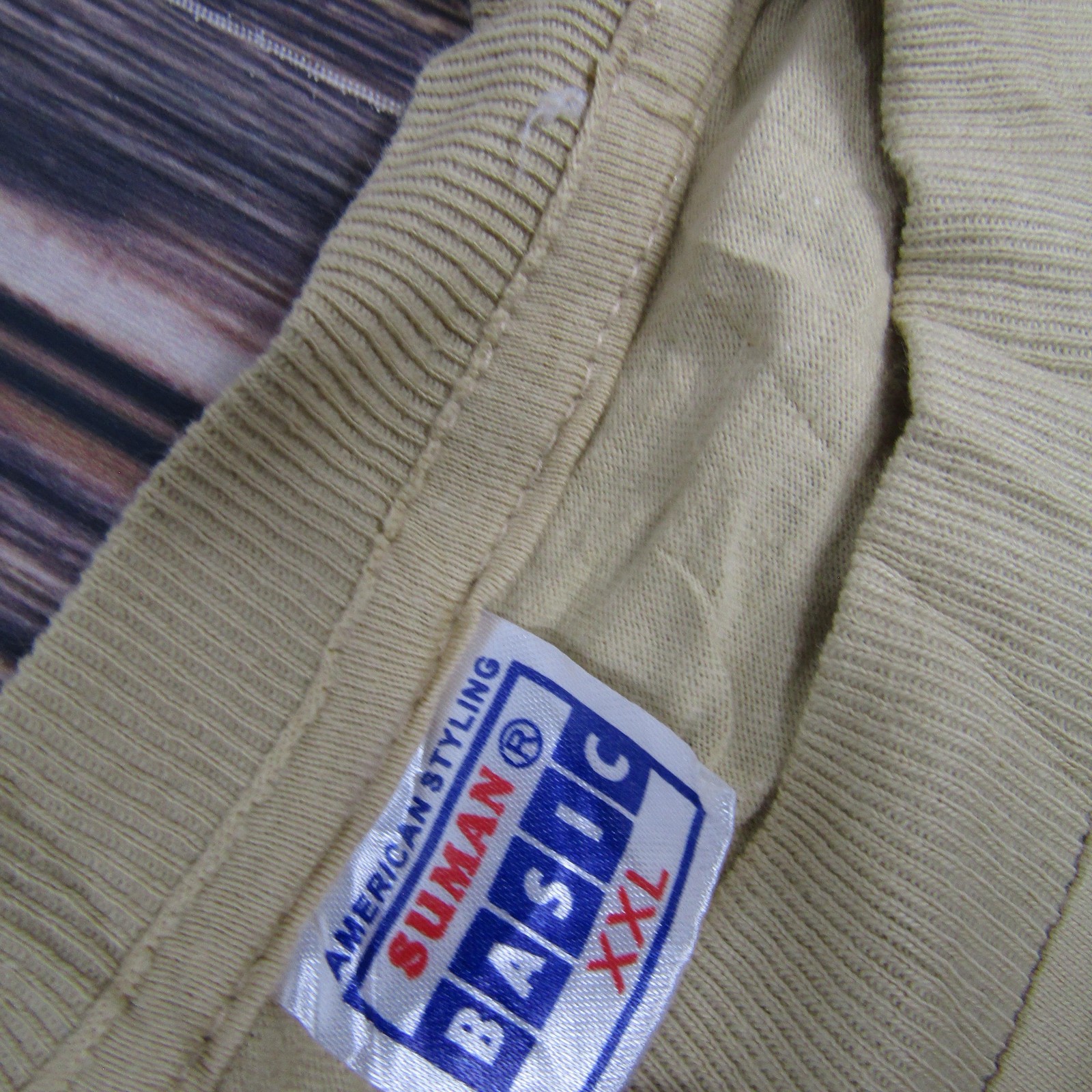 Vintage India Rajasthan Shirt Mens 2XL Tan Camel Desert Graphic Tourist Tee 90s