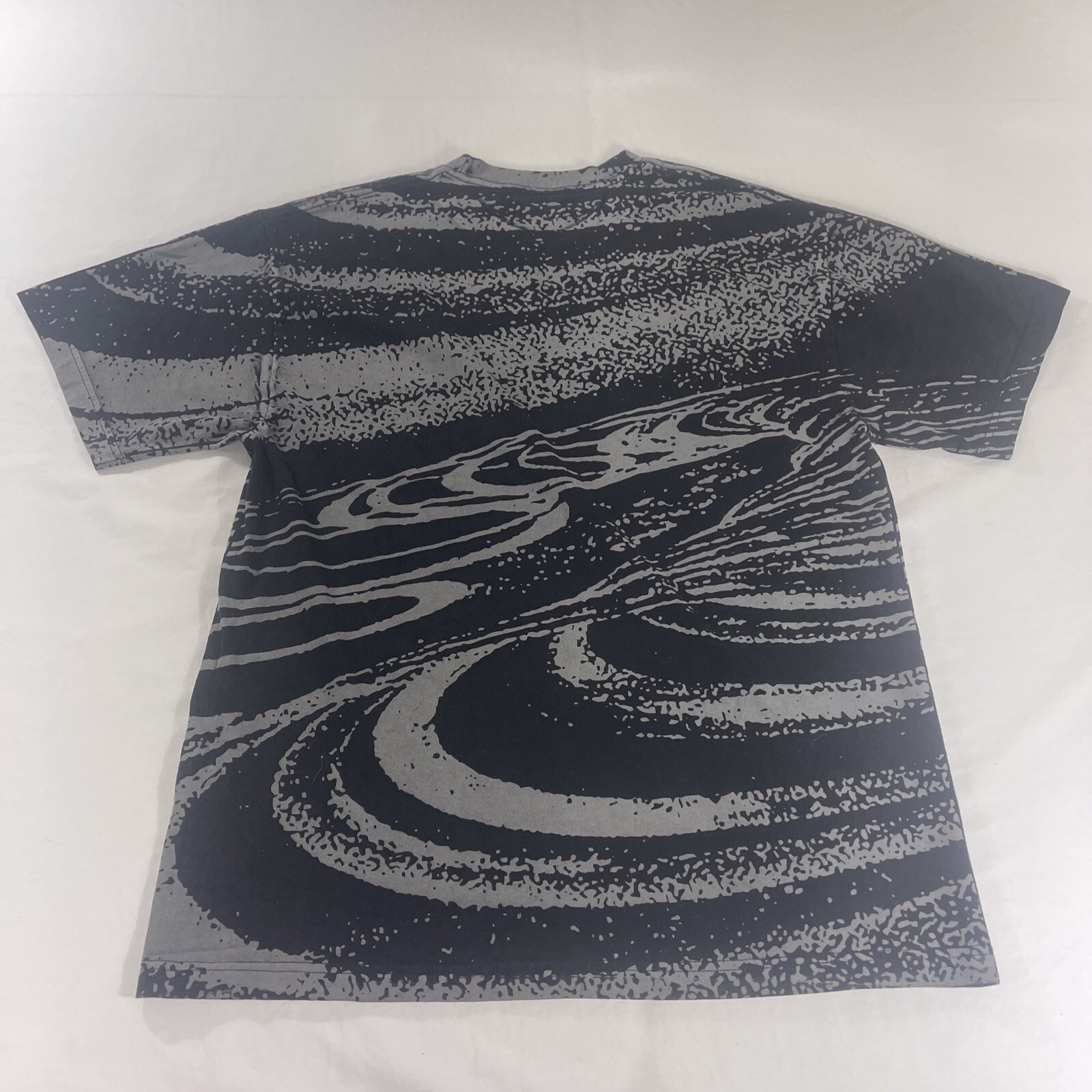 Vintage Rogue Status L T-Shirt Rob Dyrdek AOP Logo Skater Y2K HTF Pattern