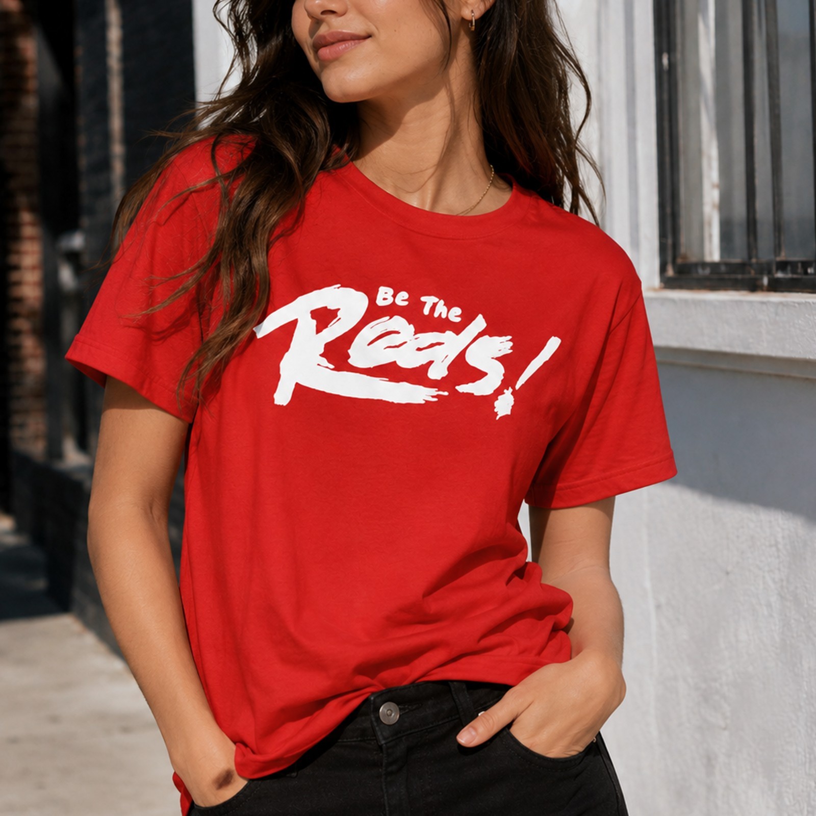 Be the Reds Shirt Retro Baseball Fan Vintage Graphic Tee