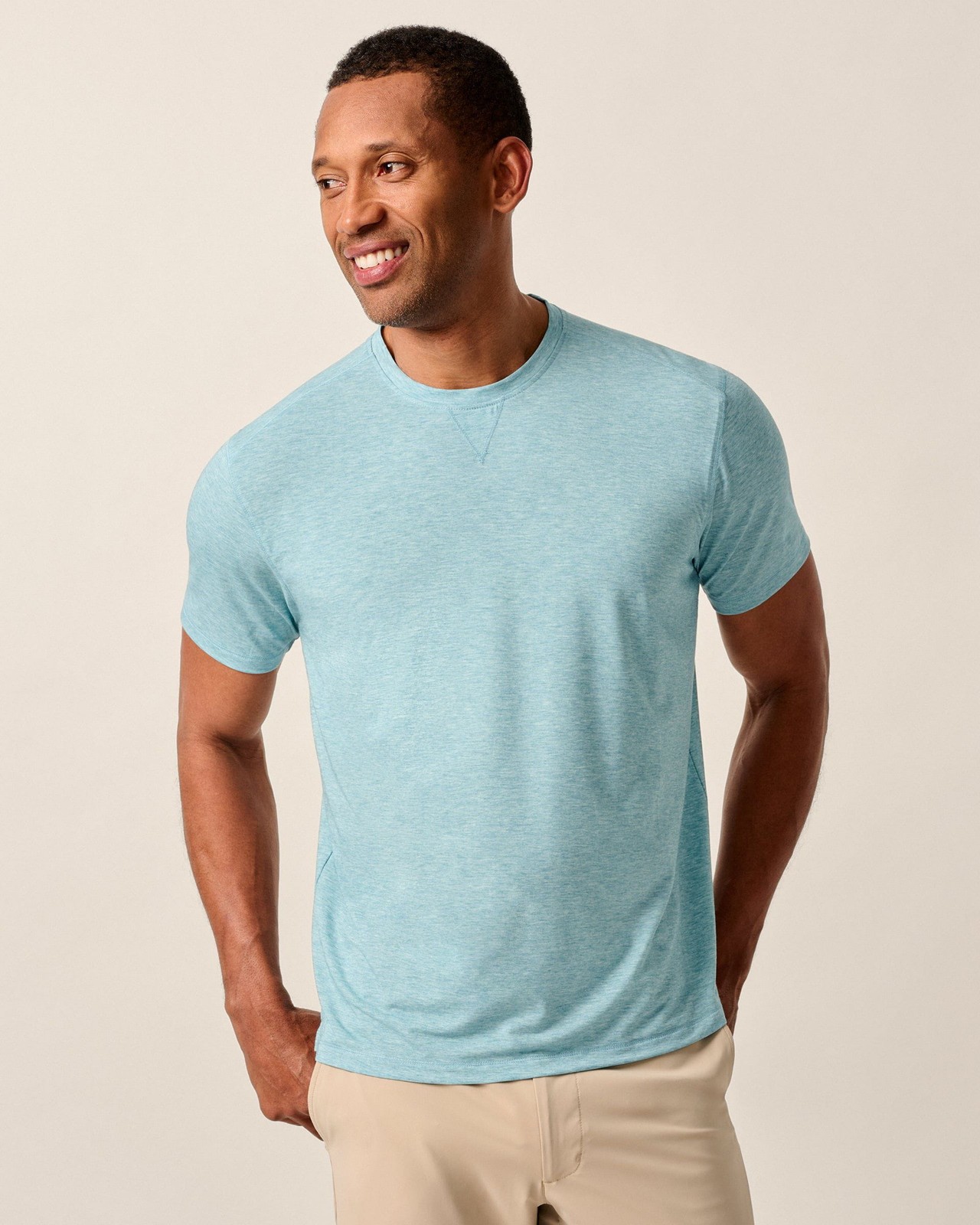 johnnie-O The Course Performance T-Shirt Mens Haze COURSE TEE Size XL (7851529)