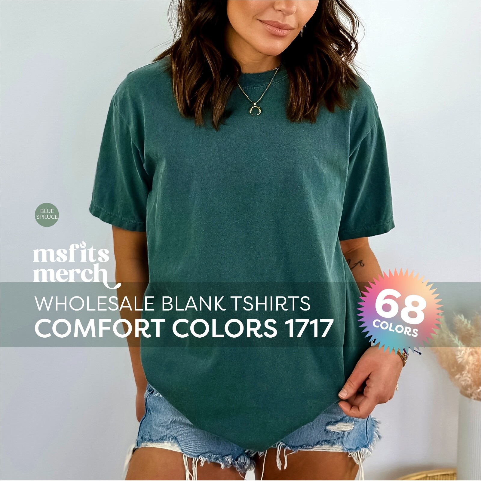 🔥Comfort Colors 1717 Unisex Short Sleeve Heavyweight TShirt Vintage Washed