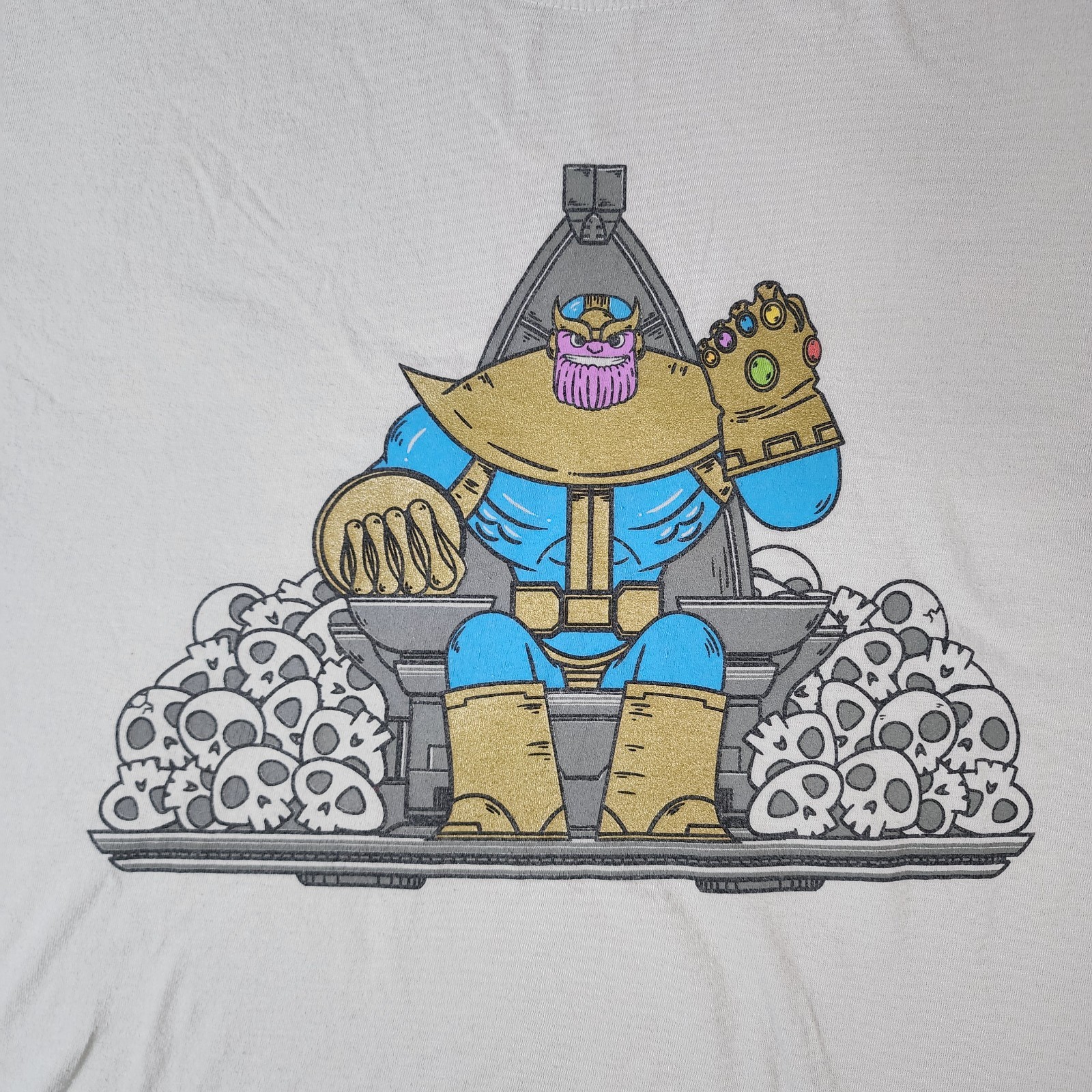 Thanos Avengers Infinity War Marvel Loot Crate Gray TShirt Size XL Lootwear 2018