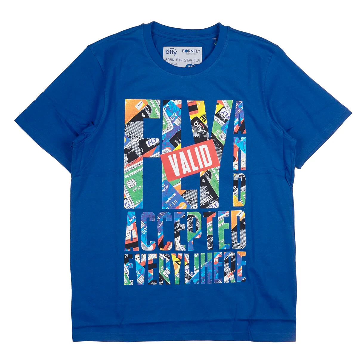 Born Fly Accepted Everywhere Royal Blue Men’s Short Sleeve T-Shirt