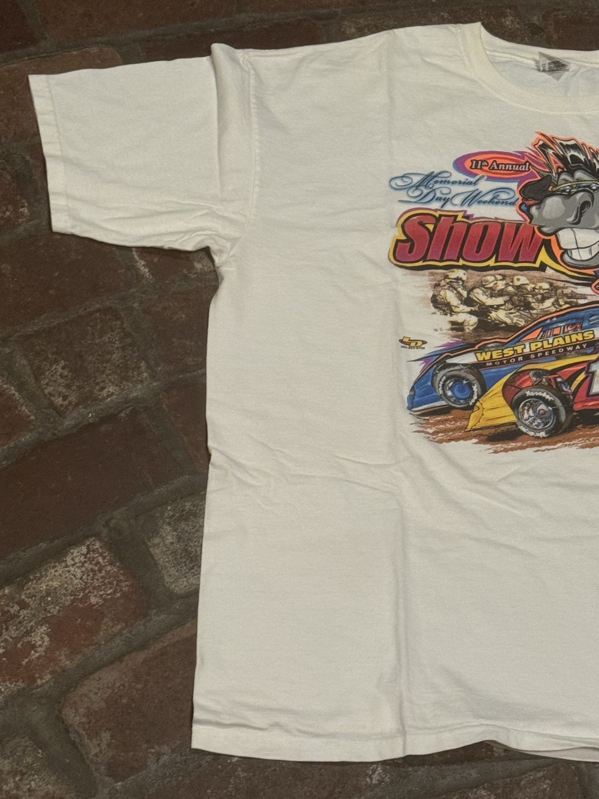 VTG 2003 Show-Me 100 Dirt Track Racing T-Shirt West Plains Speedway Size 3XL