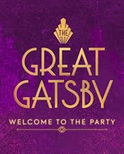 THE GREAT GATSBY Welcome to the Party BROADWAY MUSIC + Unisex Logo TEE + T-Shirt