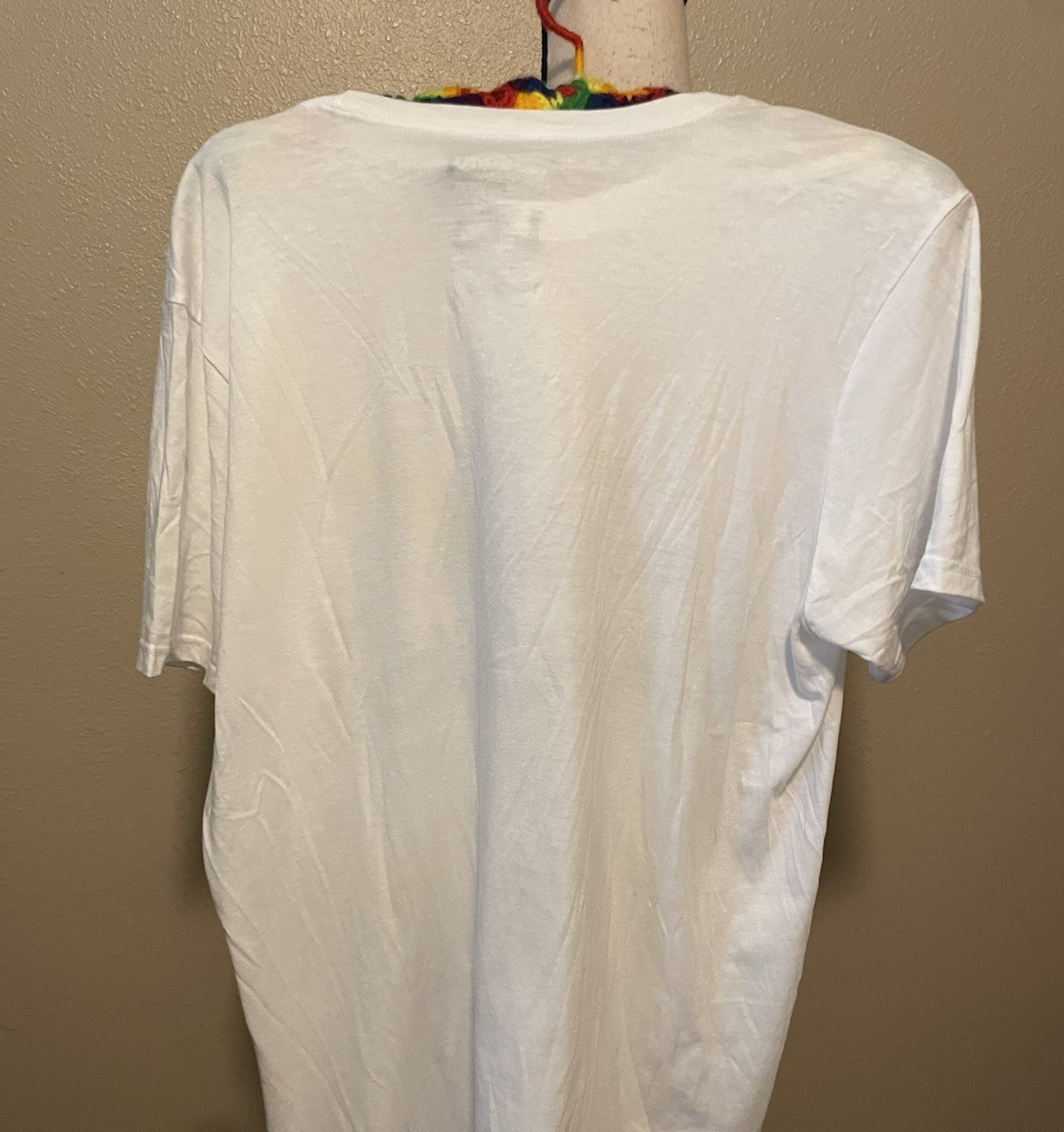 Adidas Men’s The Go To Performance Tee, NEW, White with Gray/Black Logo, Size L