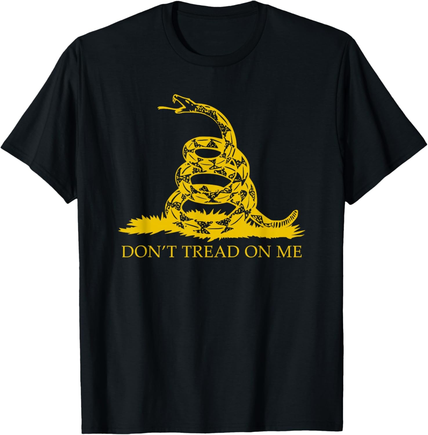 Don’t’ Tread On Me Shirts For Men Gadsden Flag Snake T-Shirt