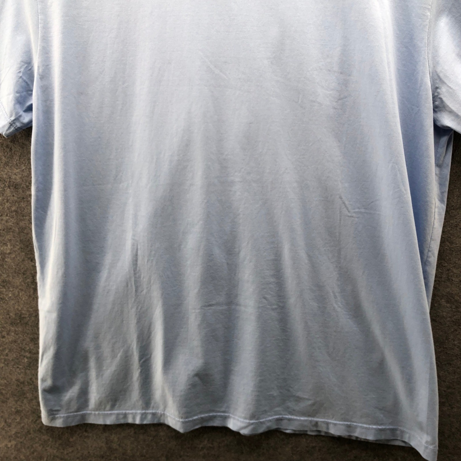 Reserva Pima Cotton Crew Neck T-Shirt Mens M Light Blue Short Sleeve Crewneck