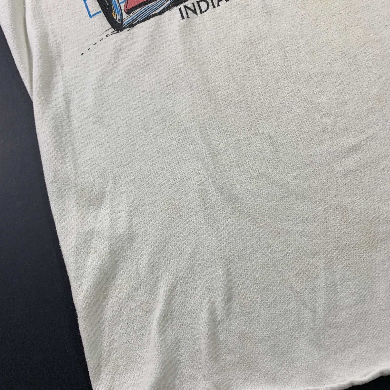 Vintage 1983 NHRA U.S. National Drags Racing T-Shirt Cut Off Tee Indianapolis S