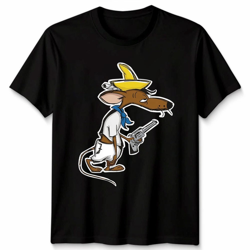 Slowpoke Rodriguez Funny Unisex T-Shirt Black S-2XL