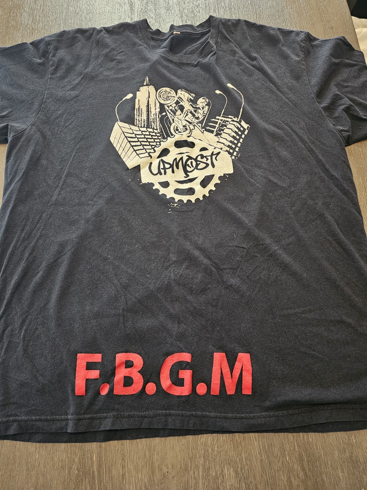 4Hunnid Upmost FBGM Black T-shirt Size XL