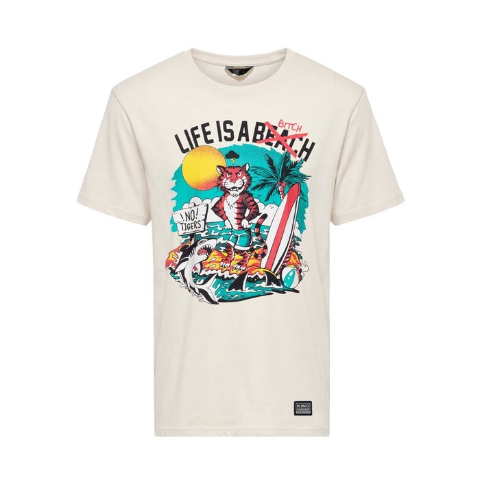 King Kerosin Men’s T-Shirt Life is a beach