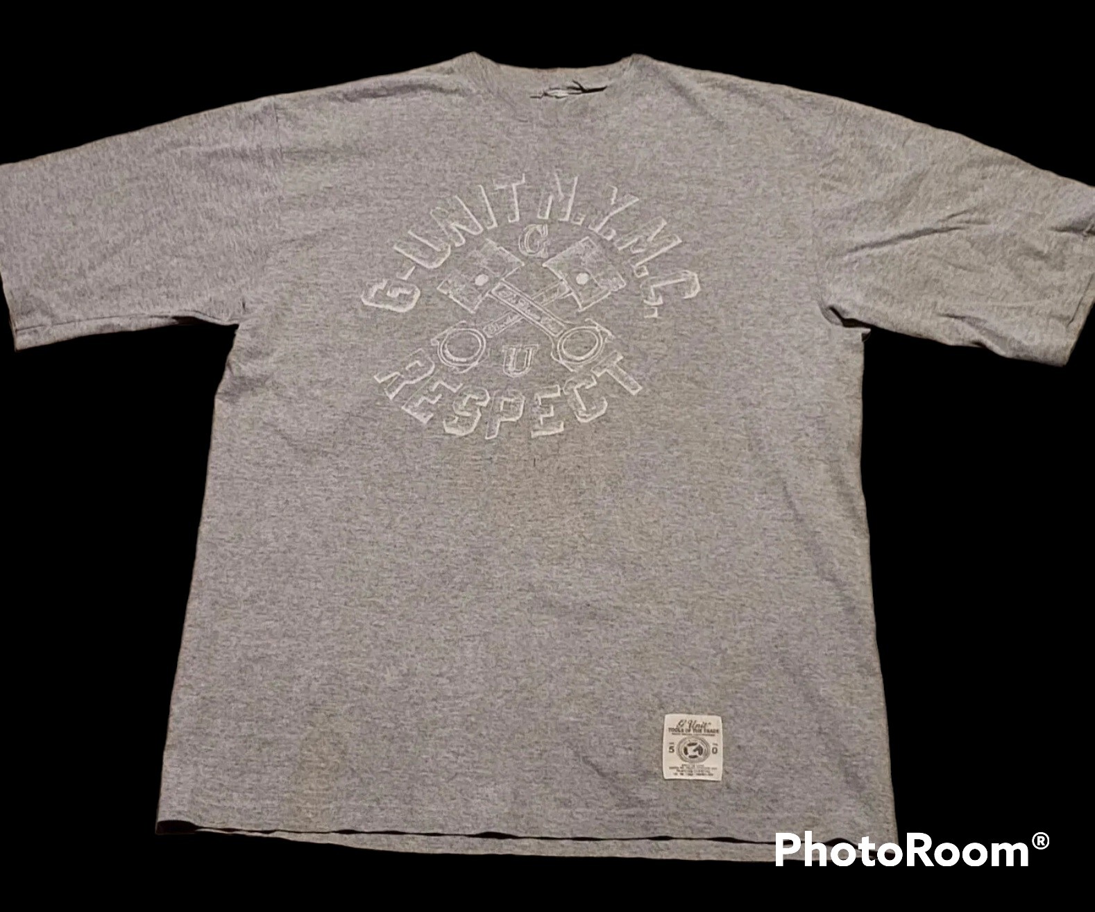 Vtg Y2K G Unit Tools Of The Trade T Shirt 50 Cent Heavy Weight *No Tag, Sz LG ?