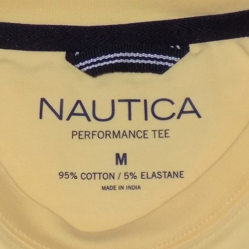 Nautica Men’s Active Stretch Performance T-Shirts Corn M New