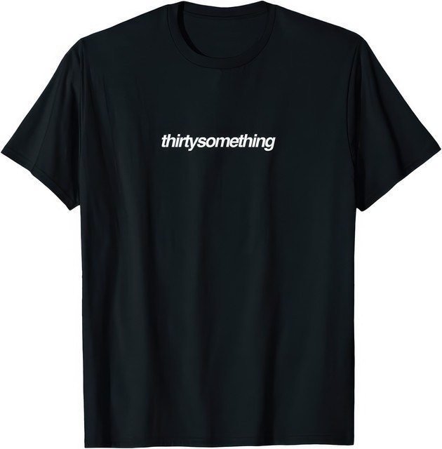 Thirtysomething Vintage Retro 30s 30th Birthday Graphic Unisex Tee T Shirt