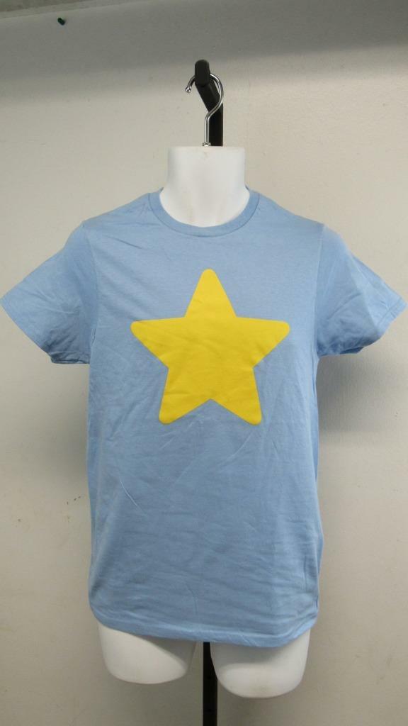 New Steven Universe Licensed Mens Sizes S-M-L-XL Blue Yellow Star T-Shirt