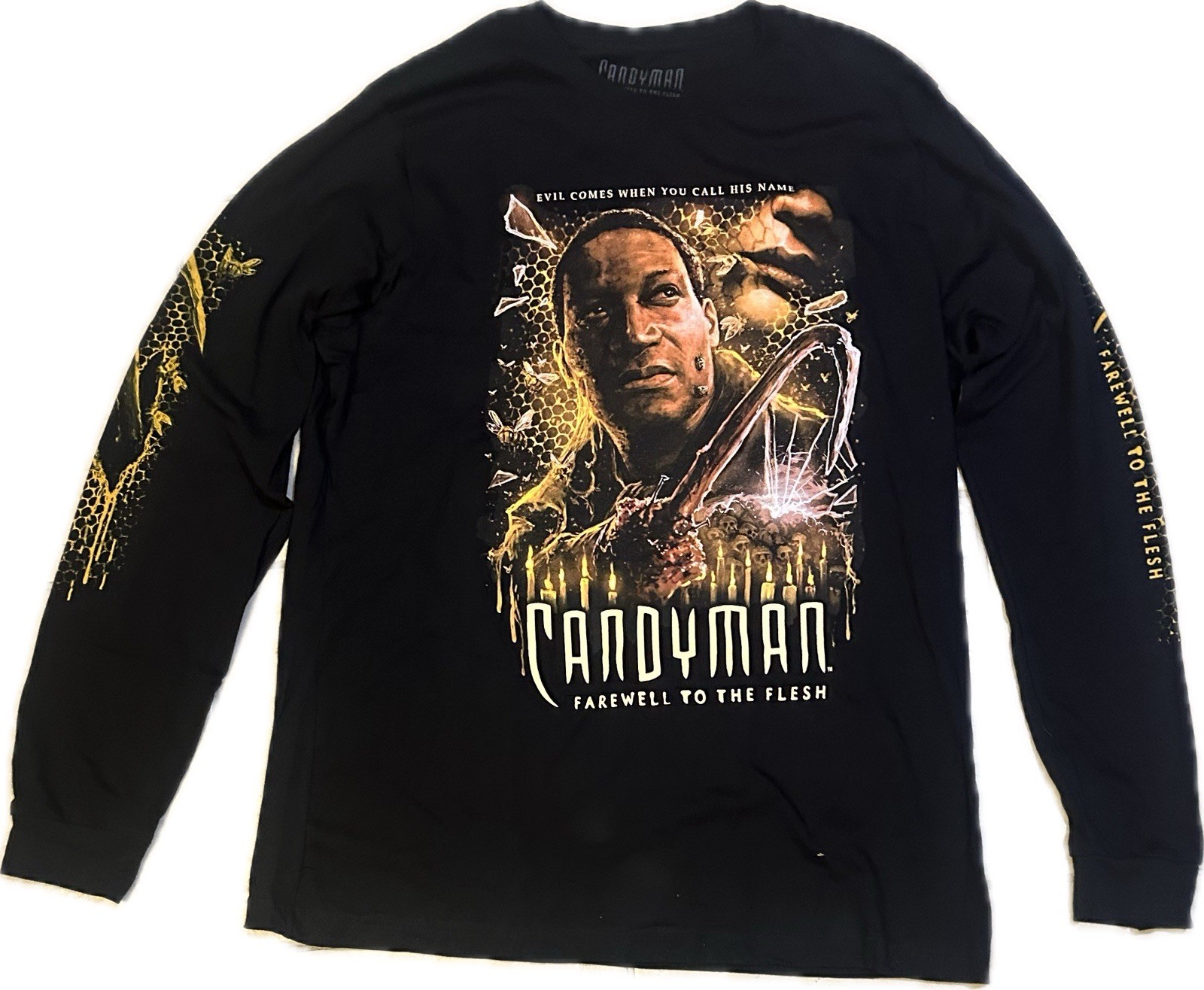 Candyman Farewell To The Flesh Long Sleeve T Shirt XL Terror Threads NEW! Mint!