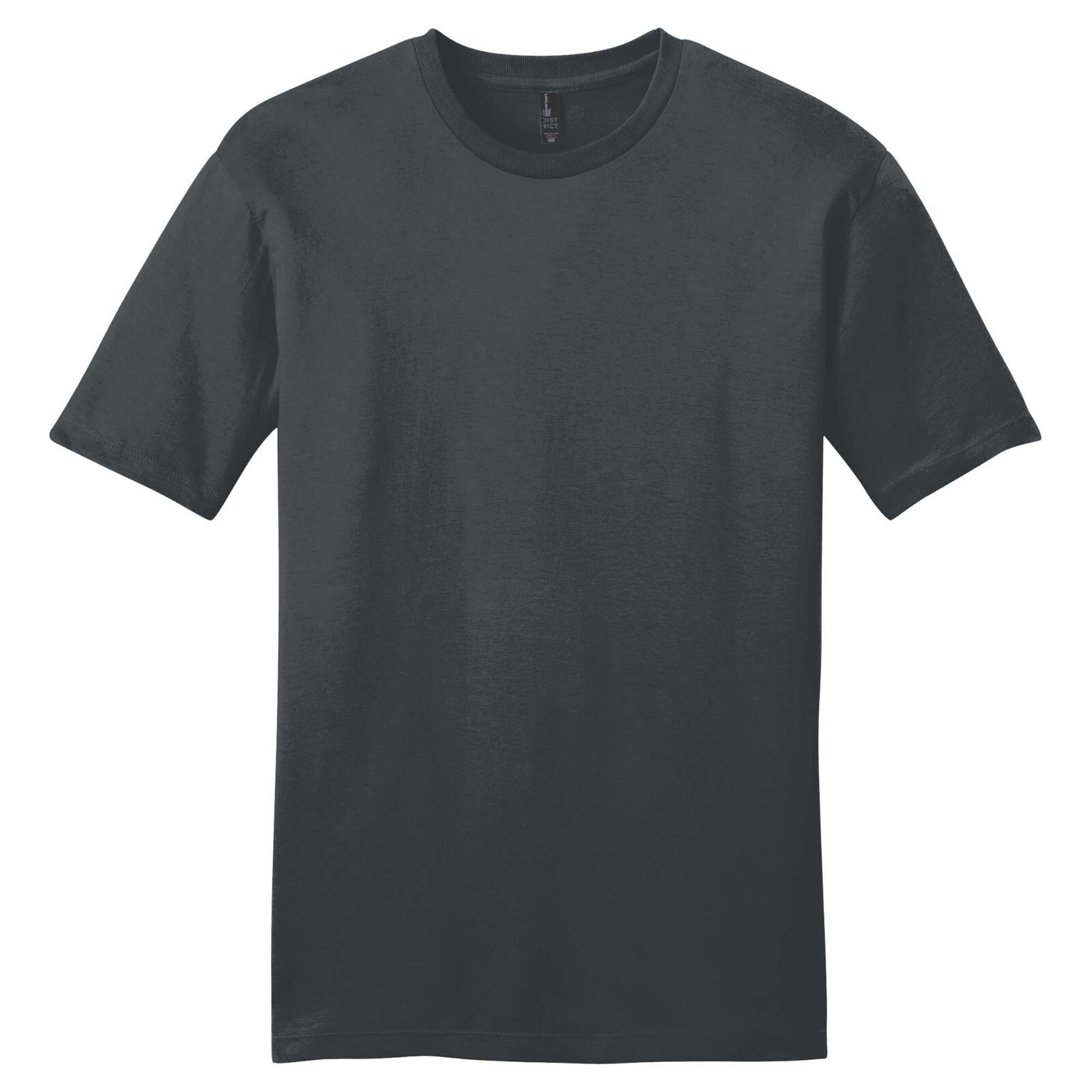 District DT6000 Very Important Plain T Shirt Unisex S M L XL 2XL Charcoal Gray